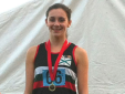 Regional cross country medals for Poppy