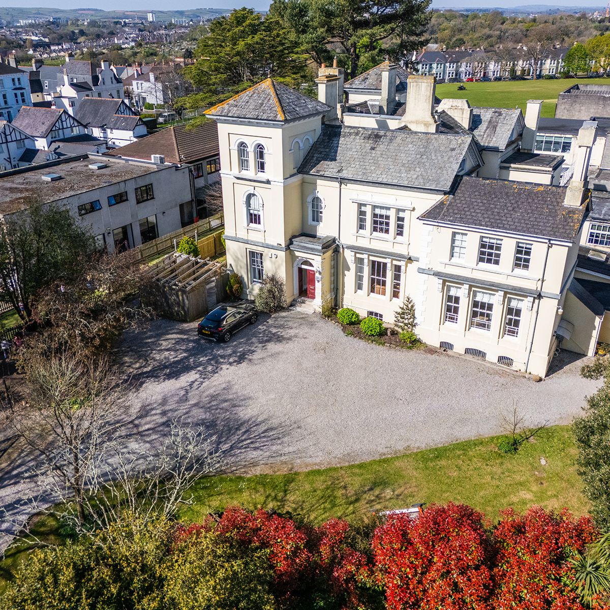 reception aerial photo